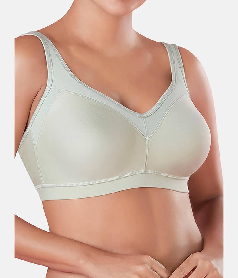 Sonari Cotton Non Padded Women's Everyday Bra ( Sea Green ) sabrinapista view 2