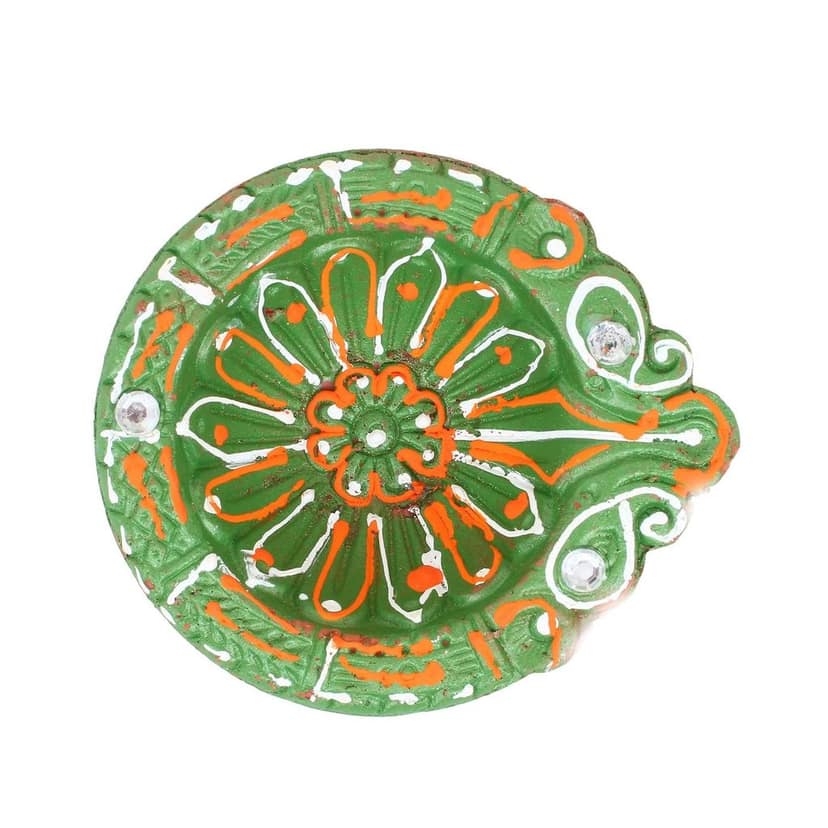 KSI Eco Friendly Multicolor Mix Diyas Candels for Diwali Puja & Festivals Home Office Decoration, Handmade Terracotta Mitti Clay Designer Colorful Diya (Colour May Vary) view 2