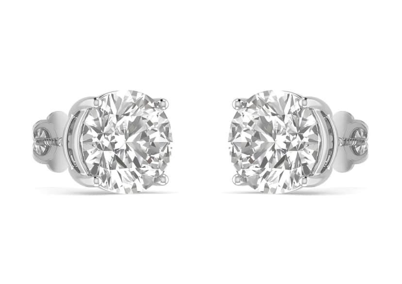 Round Solitaire Studs