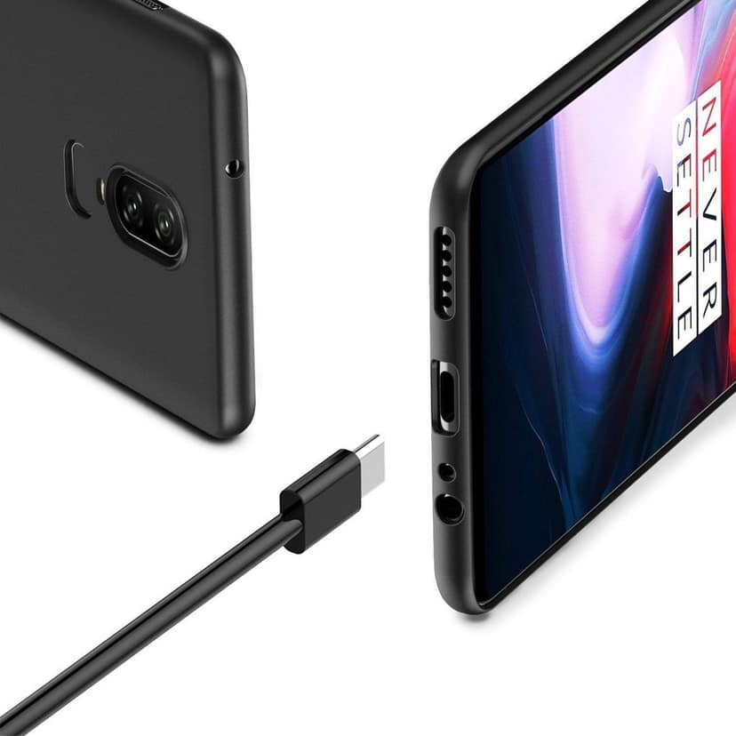 Faircost Back Cover for Oneplus 6T (Silicone | Black) view 3