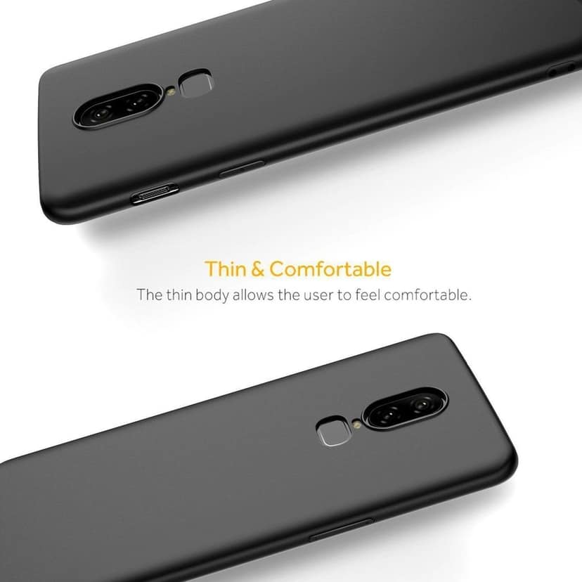 Faircost Back Cover for Oneplus 6T (Silicone | Black) view 4