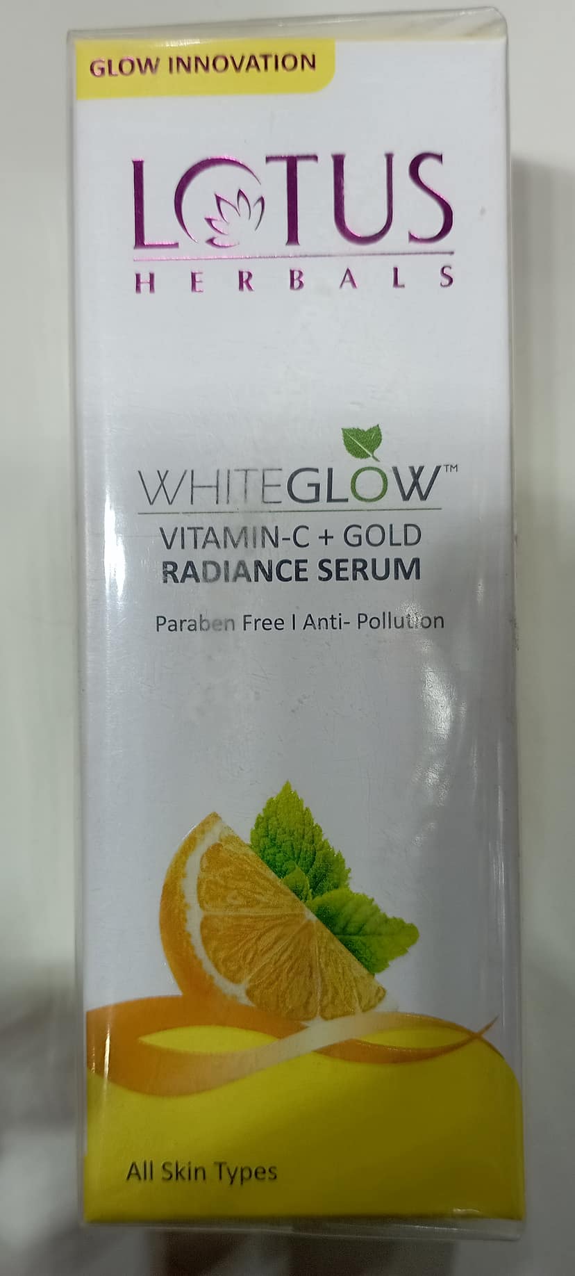 Lotus herbals white glow vitamin c+ gold serum 30 ml