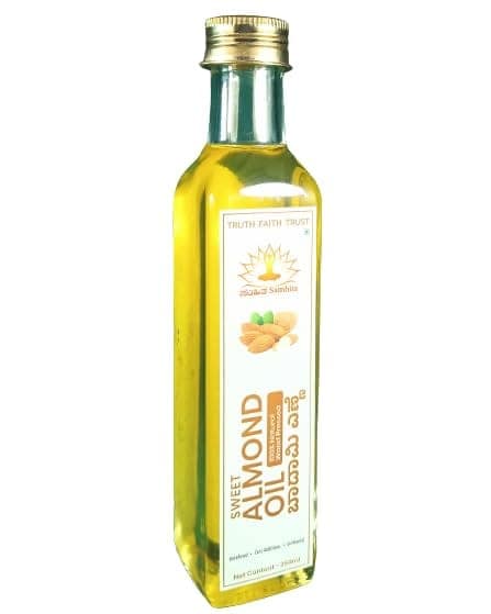 Pure Sweet Almond OIL 100% Natural OIL WOOD PRESSED COLD PRESSED UNFILTERED FOR NATURAL NOURISHMENT OF HAIR AND SOFT AND SHINIER SKIN (100 ML ) view 3