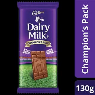 Cadbury Dairy Milk Chocolate Bar - Champion Pack, 130 G
