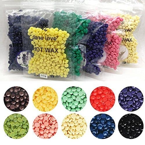 Elecsera Hard Body WaxBeans Bag Removal Cream Wax Beans Depilatory BodyHair Epilation Removal,100gm(Pink) Multicolour view 2