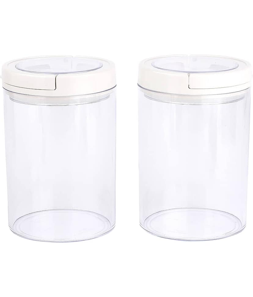 Jaypee Plus Seal It Plastic Tea/Coffee/Sugar Container Set of 2 750 mL view 2
