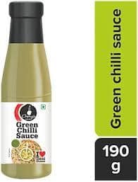 Chings Secret Green Chilli Sauce, 190 G Bottle
