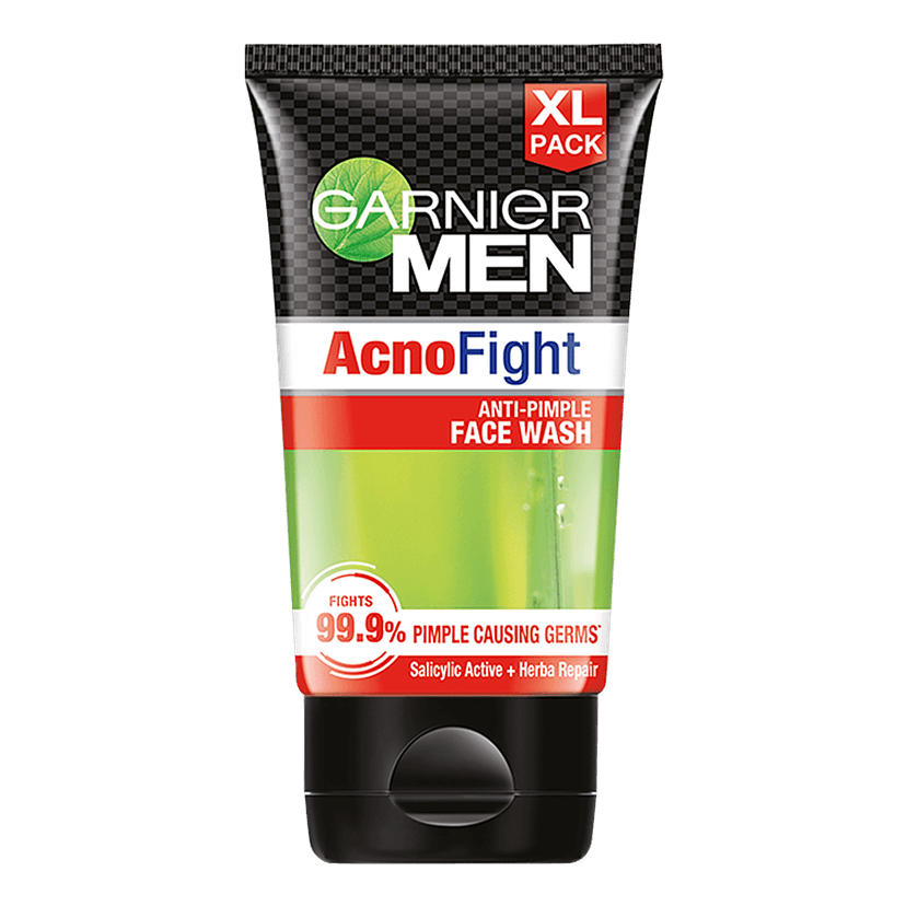 Garnier Men Acno Fight Anti-Pimple Facewash For Acne Prone Skin, 150 G view 2