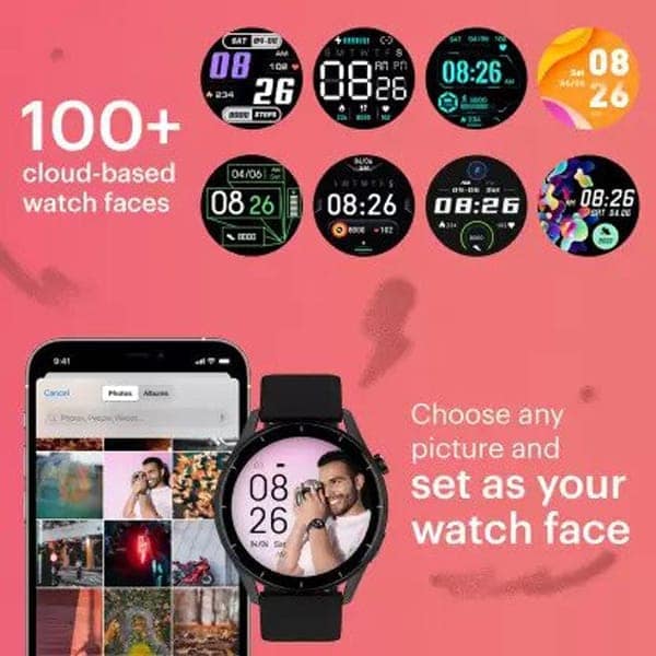 Noise Crew 1.38" Round Display with Bluetooth Calling Smartwatch view 3