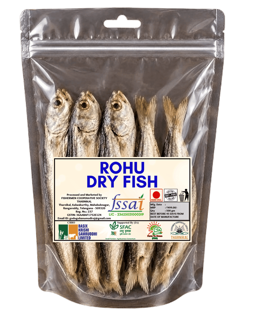 Fishermen Cooperative Society Rohu Dry Fish (500g)
