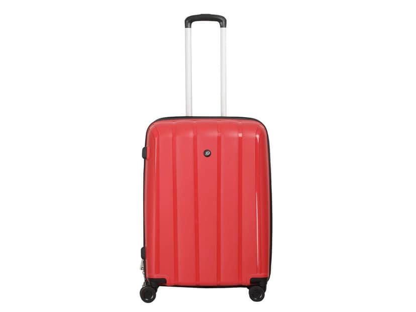ECHOLAC Polycarbonate 55 cms Pacifica Cabin Luggage (PPT001) - Purplish Red, Diva Blue