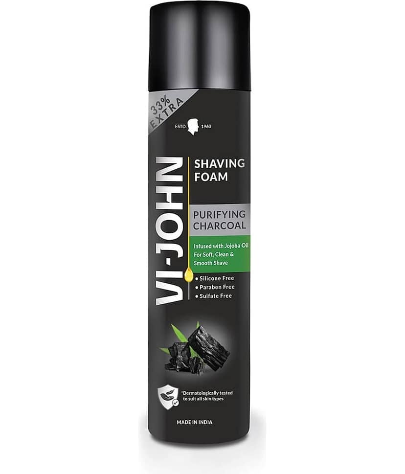 Vi-John Charcoal Shaving Foam 300 g