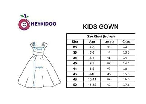 HEYKIDOO Kids Girls Velvet & Organza Christmas Party Wear Frock -Green & Red view 2