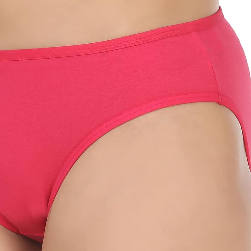 Bodycare women's combed cotton assorted Bikini Panty Pack of 3 ( 1440C ) view 6