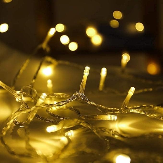 100 LED Warm White String Lights, 33ft Long, Waterproof, Plug-in, UL Listed for Indoor and Outdoor Use pack of 2 view 2