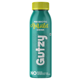Gutzy (Organic Probiotic Millet Drink - No Added Sugar or Artificial Colors)