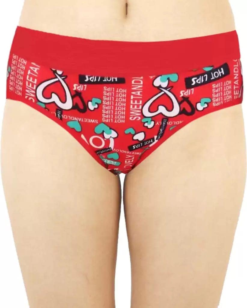 DOOZIE LOVEPLUS WOMEN'S HIPSTER MULTICOLOR COTTON PRINTED PANTY PACK OF 6 view 2