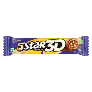 Cadbury 5 Star 3D Chocolate Bar, 42 g