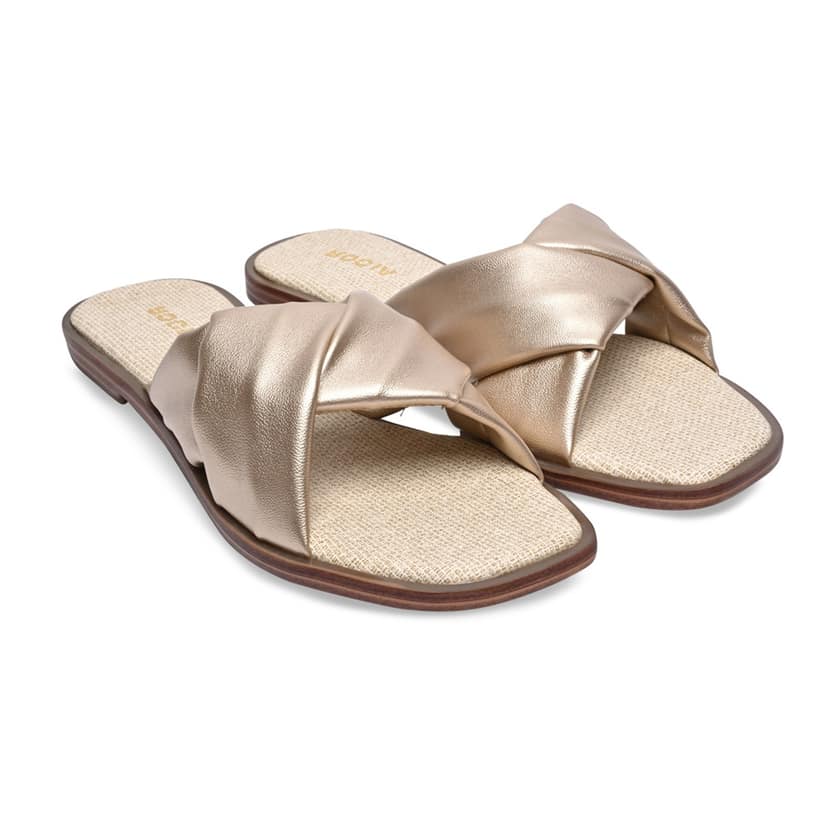 Gold Women Casual Comfortable Flats view 2