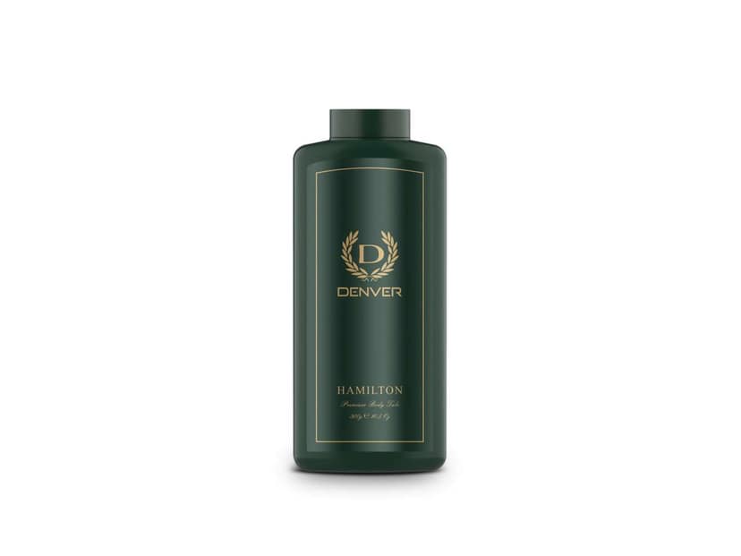 Denver Hamilton Premium Body Talc for Men- 300GM , Scented Talcum Powder