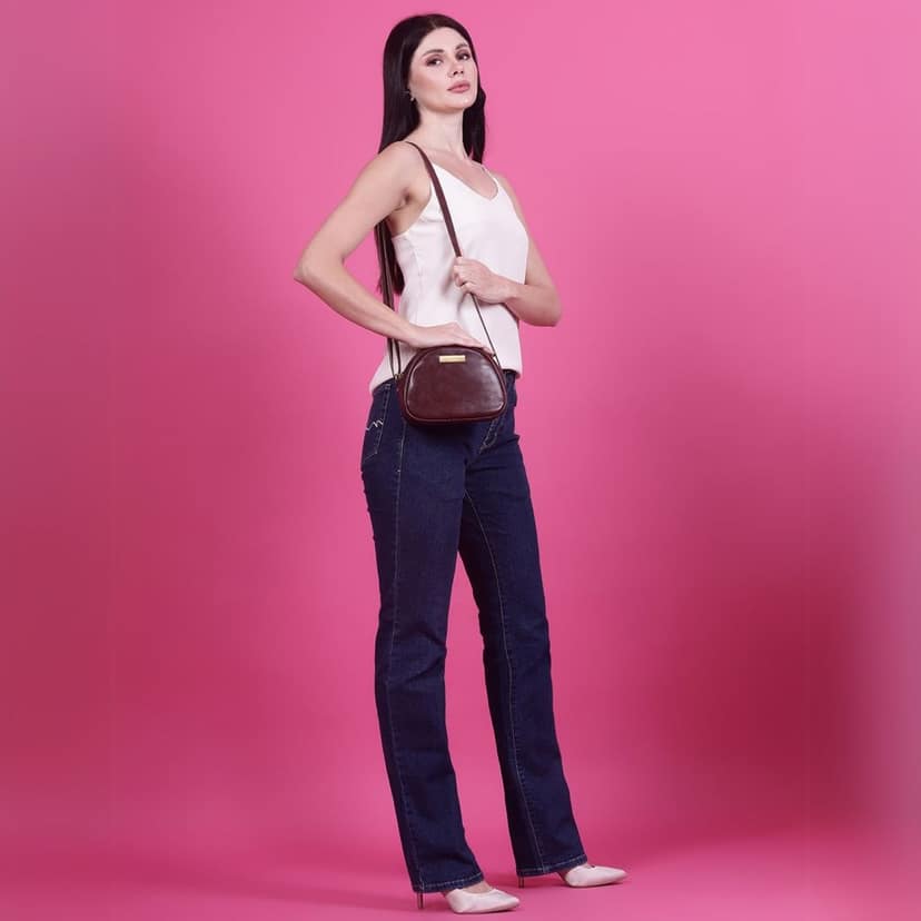 VISMIINTREND Stylish Crossbody Sling Bag with Adjustable Strap | Pu Leather Travel Bag | for Women, Girls | Birthday | Anniversary | Diwali Gift view 2