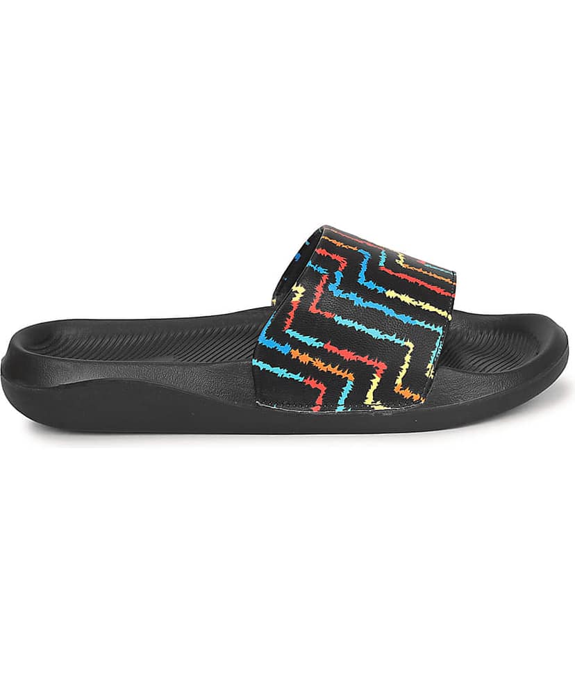 PERY PAO Black Men's Slide Flip Flop view 2