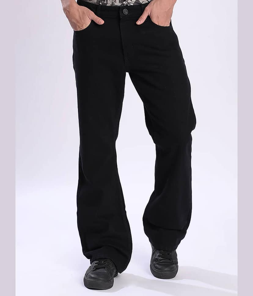 Bene Kleed Regular Fit Bootcut Men's Jeans - Black ( Pack of 1 )