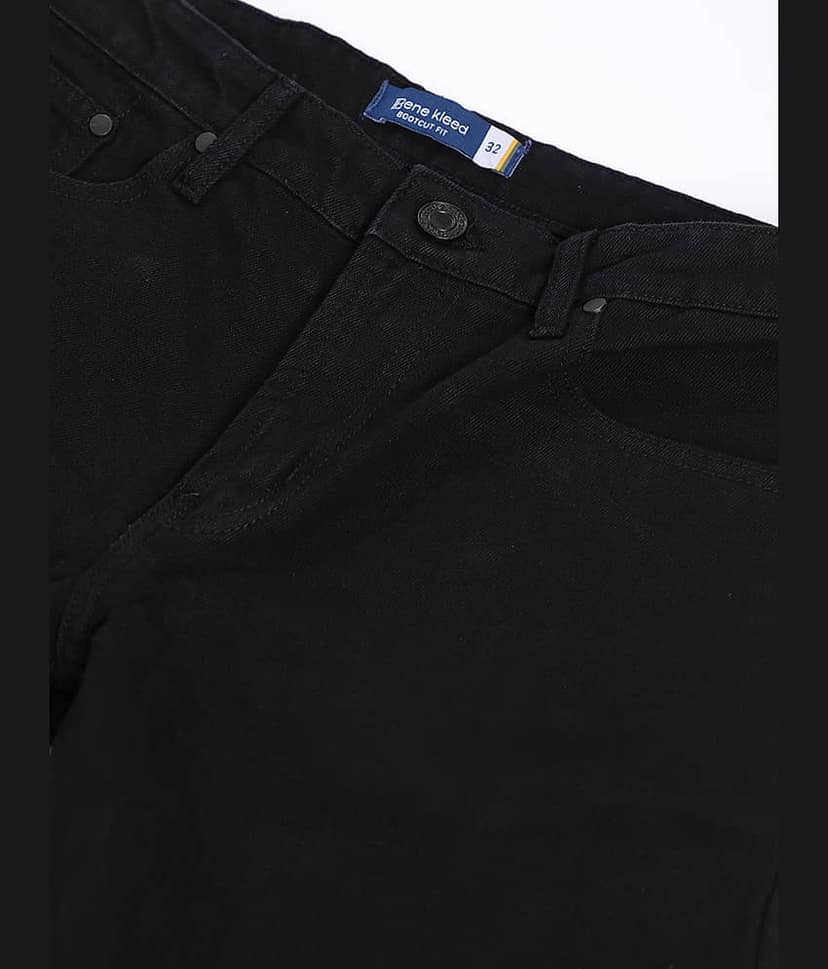 Bene Kleed Regular Fit Bootcut Men's Jeans - Black ( Pack of 1 ) view 7