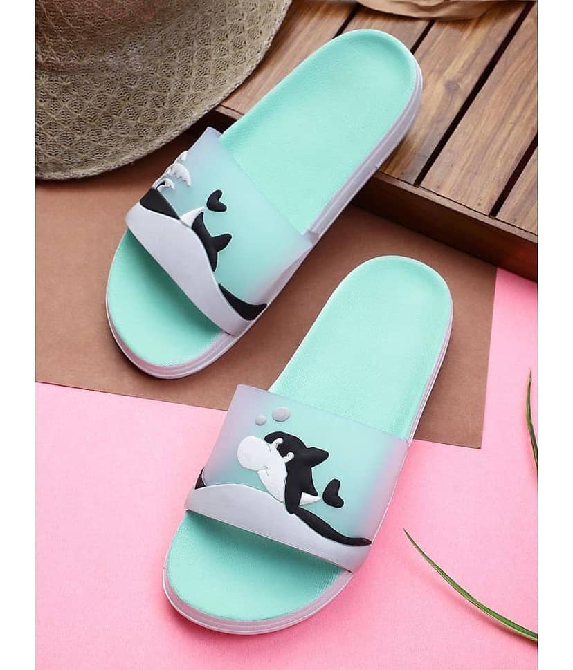 Pampy Angel - Blue Women's Slide Flip flop view 2
