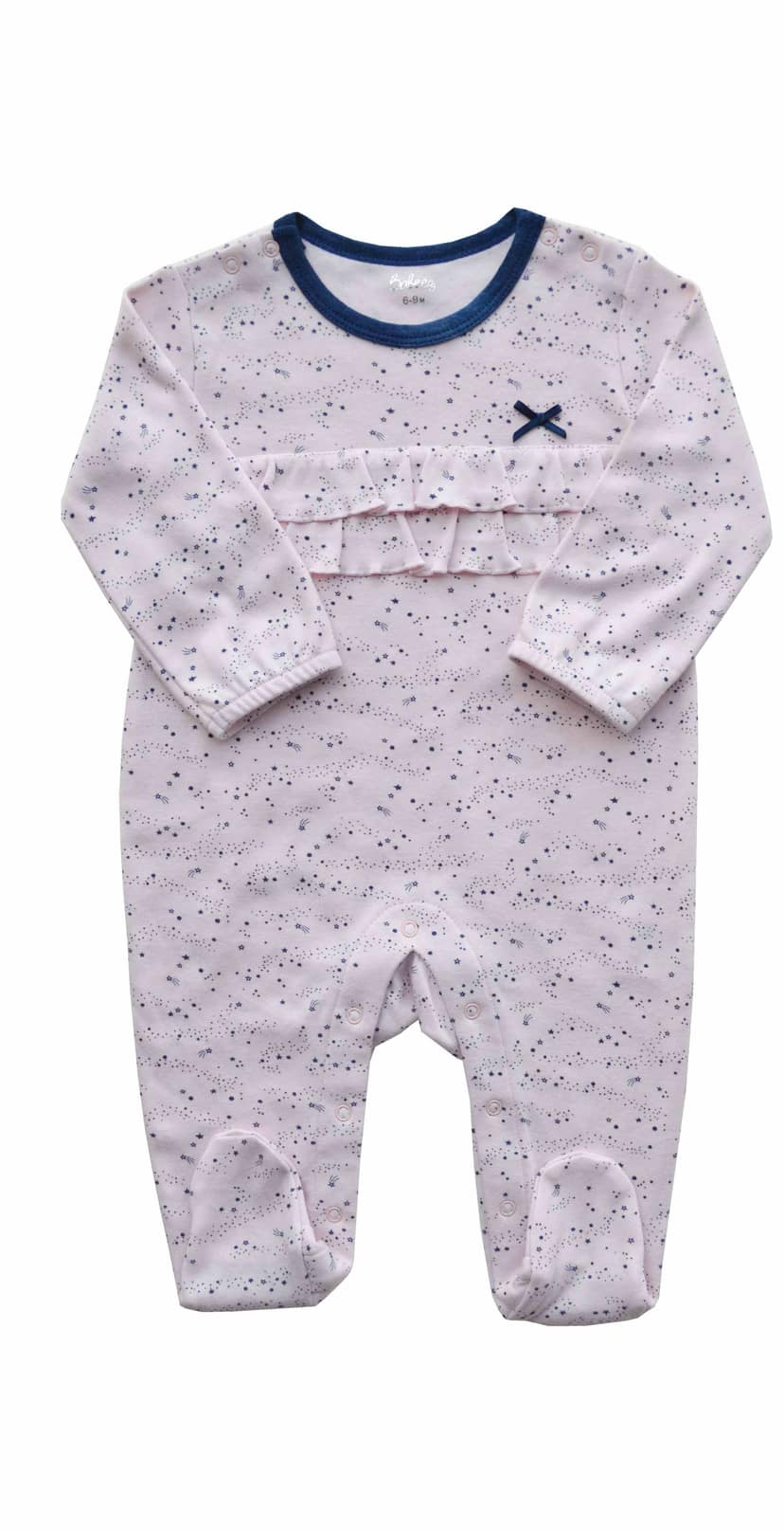 Baby's Pink Sleeper/Full Romper with Feet