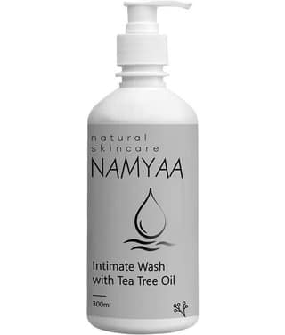 Namyaa Natural Intimate Wash With Tea Tree Oil | Ph Balanced | Prevents Dryness, Bad Smell | 300Ml