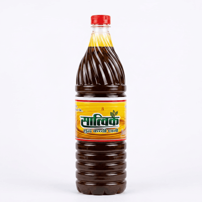 Satvik Pure Kacchi Ghani Mustard Oil