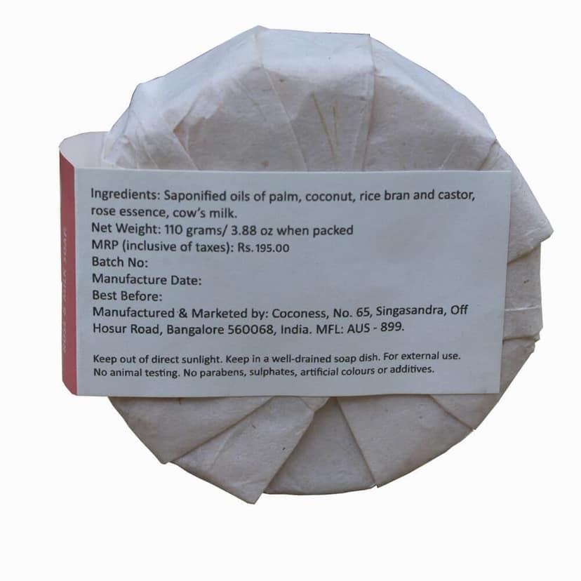 Coconess Rose & Milk Soap - 110 g view 2