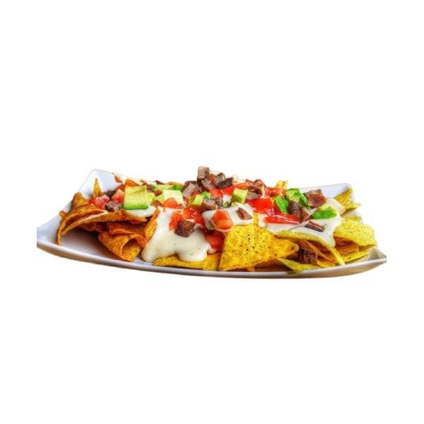 BBQ Cheese Loaded Nachos