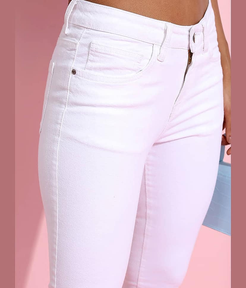 Tokyo Talkies Women Skinny Fit Waist Jeans view 5