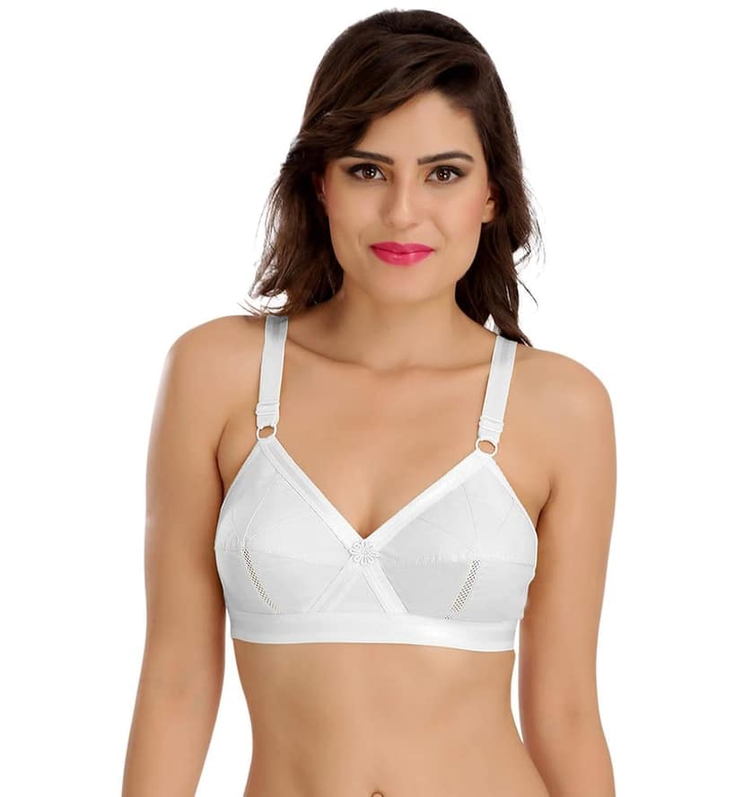SONA Women's Perfecto Full Coverage Non Padded Cotton Minimizer Bra view 5