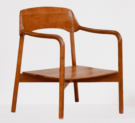 Jamani art craft;; Acacia Wood Dining Chair and arm chair view 2