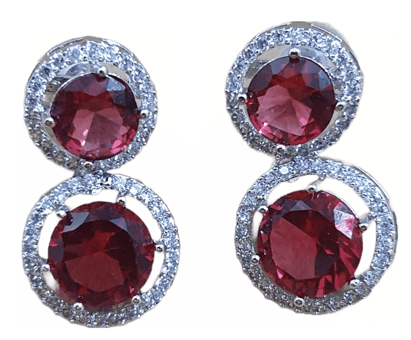American Diamond Beautiful Studs Earrings view 2