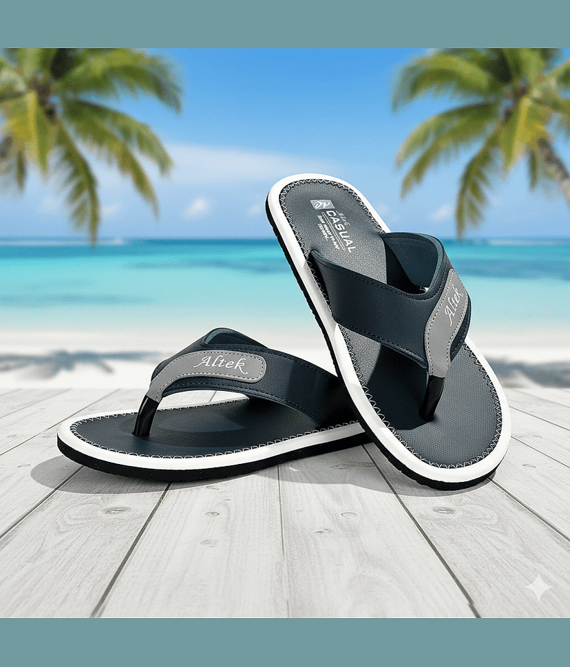 Altek Tan Men's Thong Flip Flop