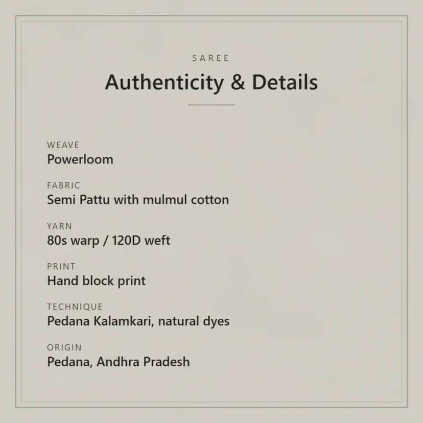 Damaged Pedana Kalamkari view 6