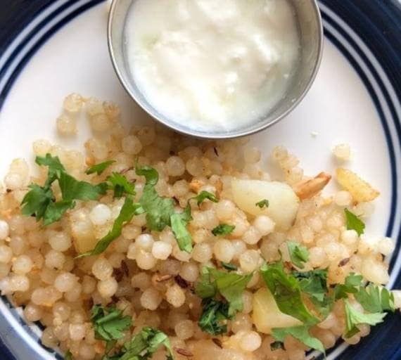 Sabudana Khichdi Dahi