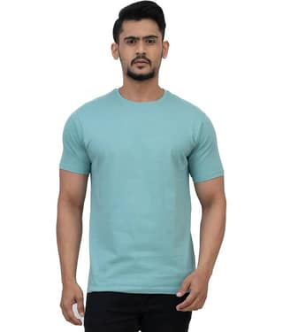 Cotstyle Pack of 1 Cotton Regular Fit Men's T-Shirt ( Blue )
