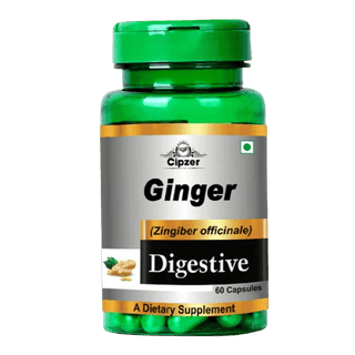 Cipzer Ginger (60 Capsules): Natural Digestive & Immune Support - Capsules for Optimal Wellness