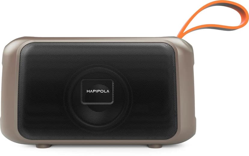 HAPIPOLA Bluetooth Speaker Fusion Immersive Audio | Good Bass | Light Weight 5 Hours Playback | Playback Control AUX, USB, TF Card | Upto 10m Range Hands-Free Calls | Micro Interface