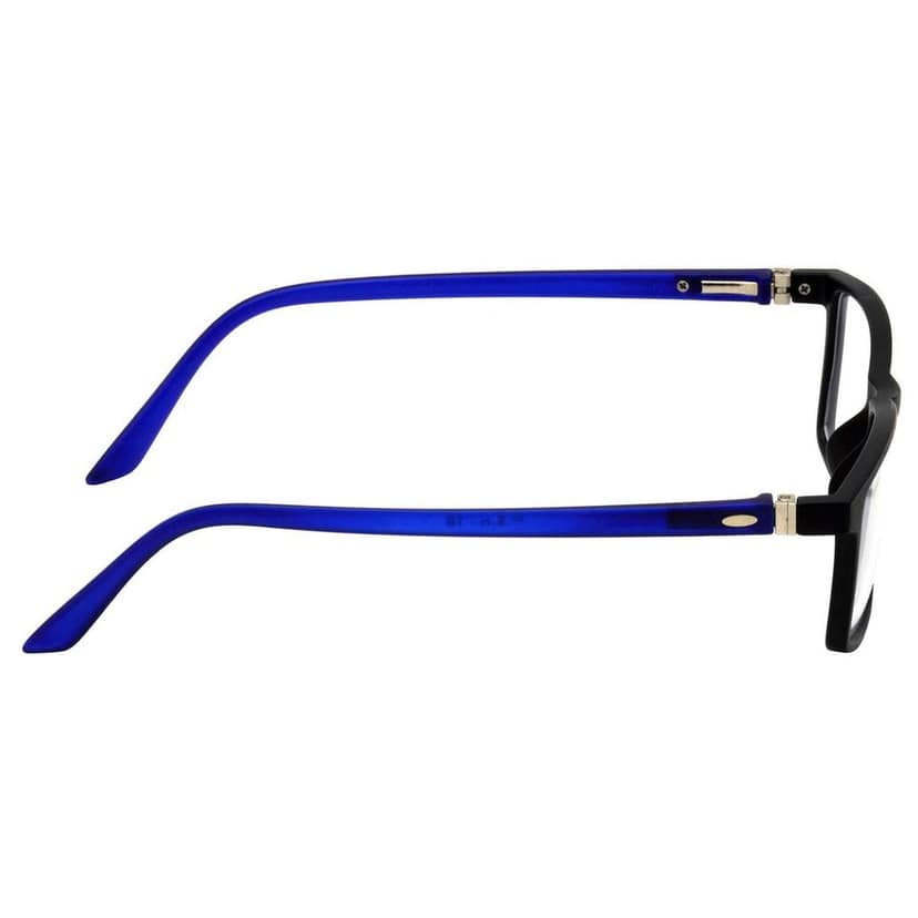 Hrinkar Blue Light Blocking Zero Power Computer Glasses for Eye Protection with Blue Light Filter for Men & Women | Blue and Black | HBCT-FRM-BK-BU-16 view 4