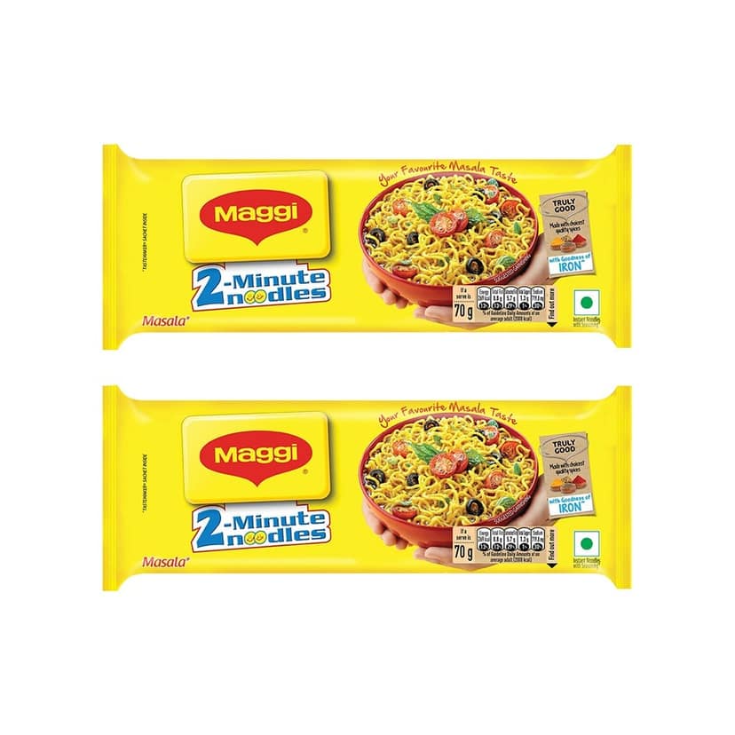 Maggi Masala - 2 Minutes Instant Noodles - Pack of 2 view 2
