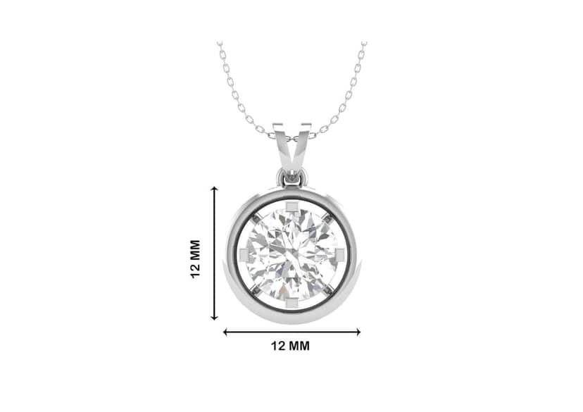 Gold Aureole Round Necklace view 9