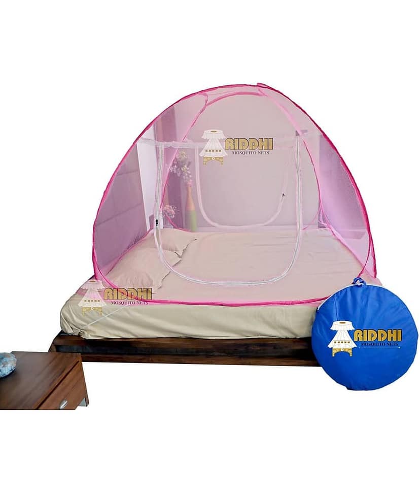 Riddhi Mosquito Net - Blue Polyester Tent Mosquito Net ( Pack of 1 )