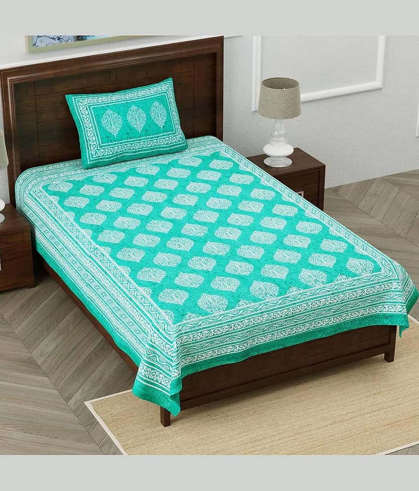 unique choice Cotton Single Bedsheet ( Red )