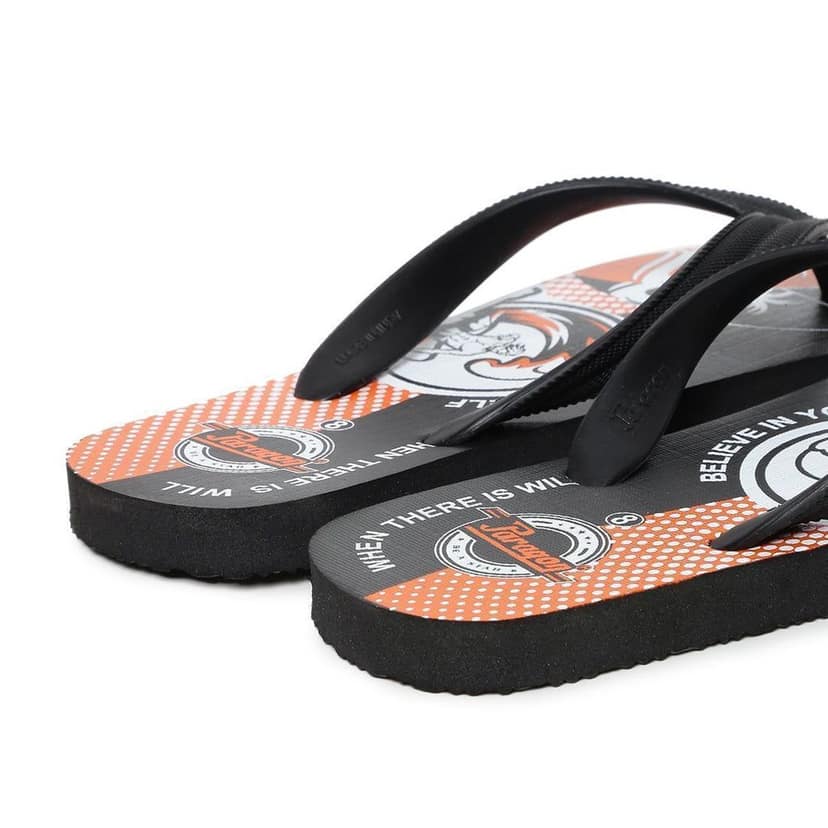 Paragon Men's Orange Flip Flops (K3720G-ORG ) UK: 10 view 7